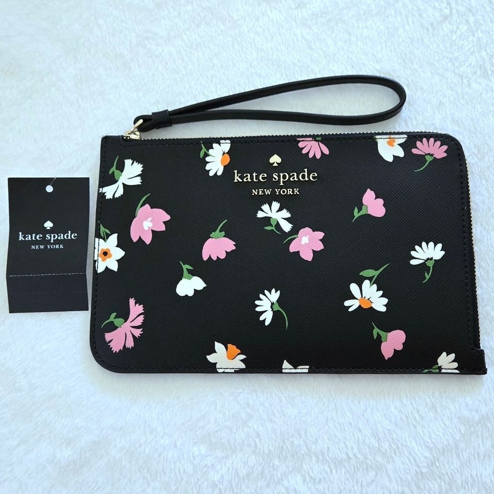 ✨️HP 2X✨️ Kate Spade♠️ Medium "Cameron" L-Zip Wristlet - NWT - Picture 12 of 16